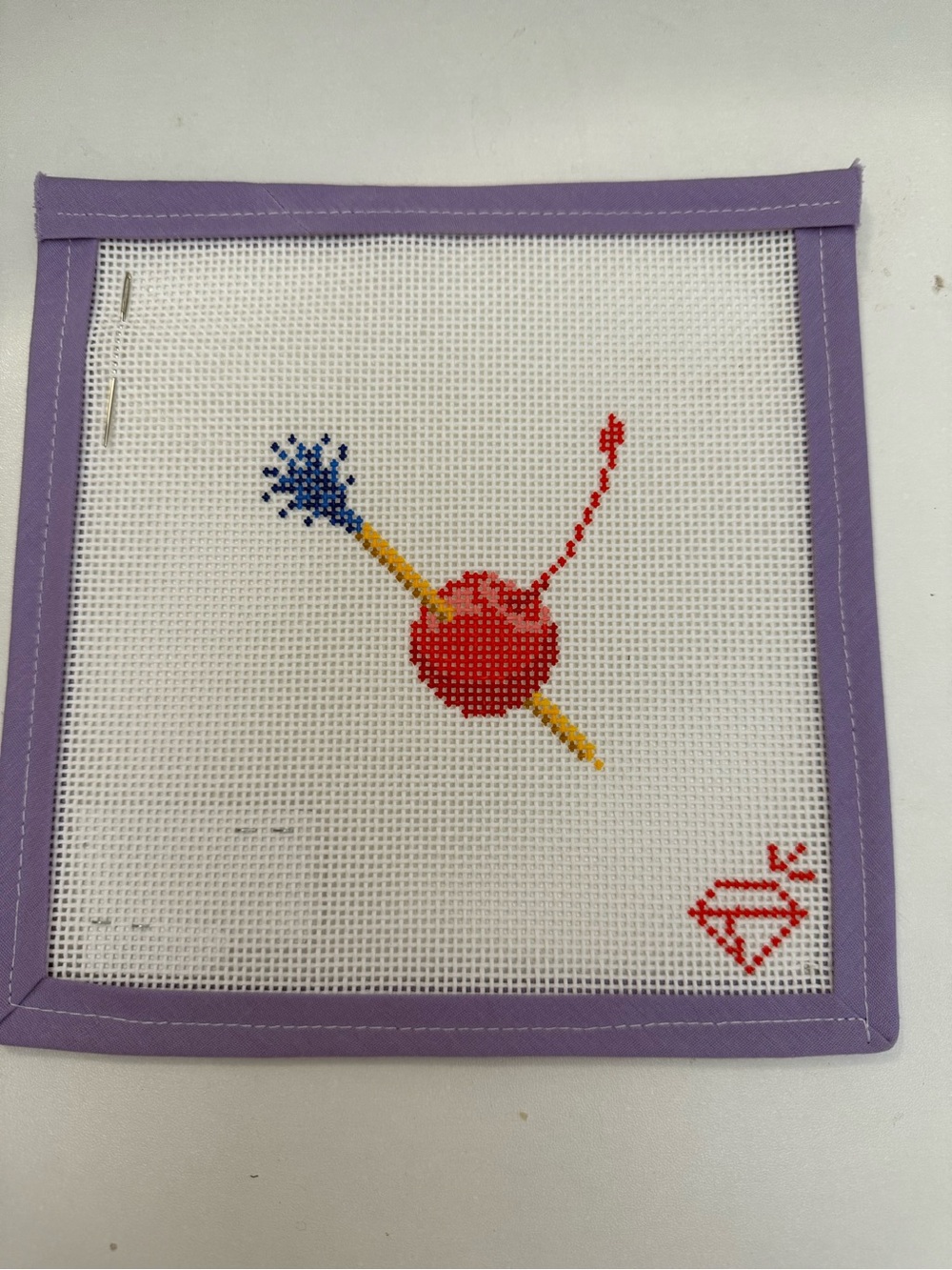 What a Gem from Lycette in Palm Beach. Cherry cocktail garnish canvas